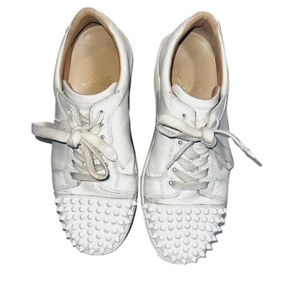 Christian Louboutin Vieira Spike (Louis Junior Spike) Leather Sneaker - Picture 3 of 6
